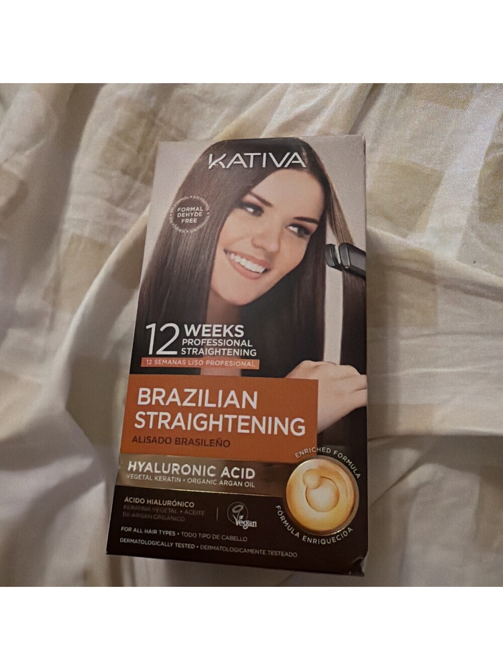 Kativa Brazilian Straightening Kit 12 Weeks of Home Use Professional Keratin
